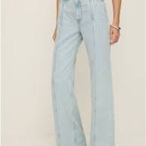 Reformation Cary High Rise Slouchy Wide Leg Jeans